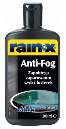 RAIN-X zapobiega parowaniu szyb i lusterek 200ml